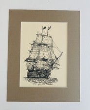 Art Print of HMS Victory print, approx 14x11”inch