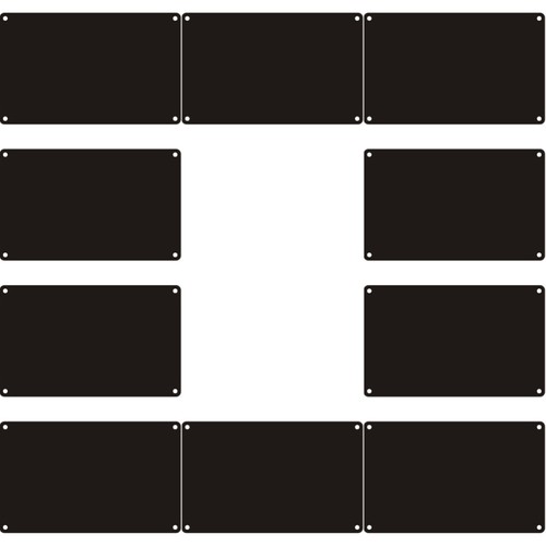 10 Pcs Blank Aluminum Sign Name Plate Engraving Blanks Metal Door - Picture 10 of 12