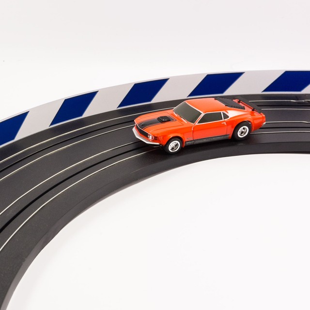 AFX Slot Car Guard Rail Set Checker Board Fits HO & 1 43 Tracks for