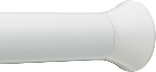 Stylish White Tension Curtain Rod up to 90" - Adjustable for Indoor/Outdoor Use - Picture 3 of 8