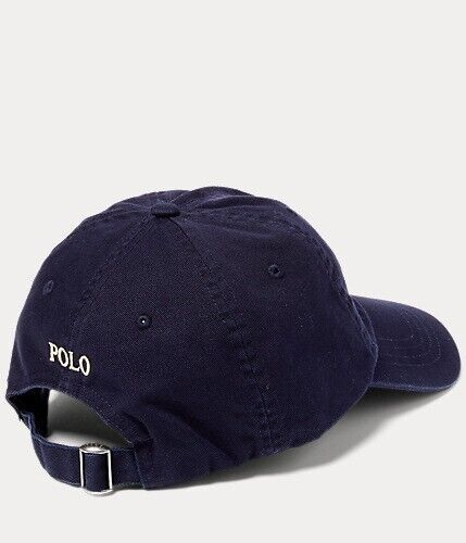 Polo Ralph Lauren Baseball Cap Navy Blue White Big Pony Logo