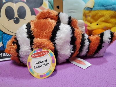 Melissa & Doug Bubbles The Clown Fish Plush Clown Fish Stuffed Animal With Tag