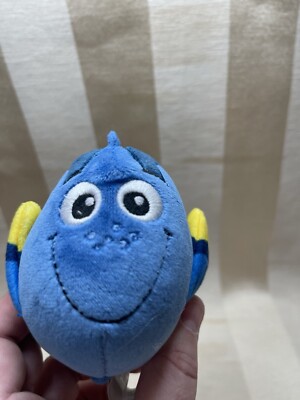 Hallmark Fluffballs Disney Finding Nemo Dory 3  Round Plush Blue Fish Toy