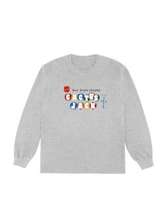Travis Scott Cactus Jack X McDonald's CJ Live from Utopia Long Sleeve (Large)