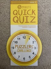 5 Minute Quick Quiz Series Grade 3 Puzzlers Challenge Teacher Parent Math Aid
