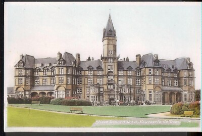 Slieve Donard Hotel, Newcastle, County Down. N.I. Alte Postkarte. Kostenloser Versand UK