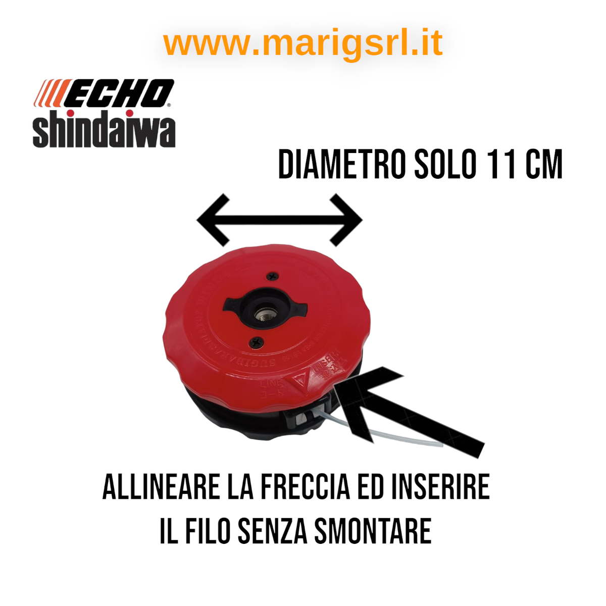 TESTINA DECESPUGLIATORE W5 BATTI E VAI ECHO SHINDAIWA SUGIHARA DIATOP