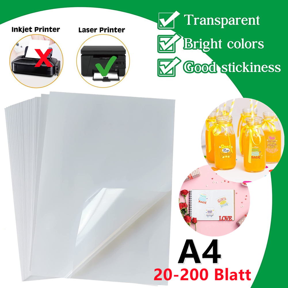BAOFALI Tonerfolie 100 Blatt – Für Laserdrucker & Laminator | 20,1 X 29 Cm | Roter Edelstein-Effekt | Für Karten, Scrapbooking & DIY
