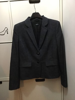 MAX&CO   GRAUE MELANGE JACKE GR 44 FRÜHLING      