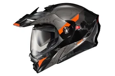 Scorpion EXO-AT960 Modular Helmet Topographic Black/Orange Sm