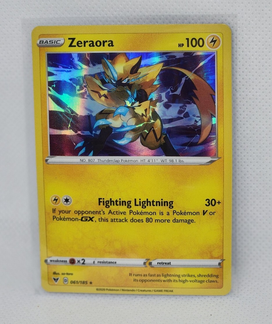 Zeraora 61/185 Vivid Voltage Holo Rare Pokemon Card Pokémon TCG 061