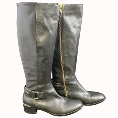 Steve Madden Ryperr Women's Black Riding Boots/Knee High Sz 9.5M SKU 5257