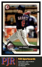 2018 Bowman #9 Zack Granite Minnesota Twins  BUY 4 - 35% OFF