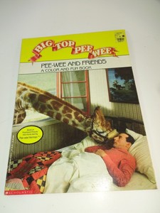 Details About Vintage 1988 Big Top Pee Wee Amp Friends Scholastic Color And Fun Book Uncolored
