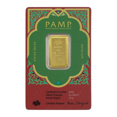 PAMP SUISSE 10.0 OZ 金バー PAMP SUISSE 10.0 OZ 金バー PAMP SUISSE 10.0 OZ 金バー PAMP Suisse