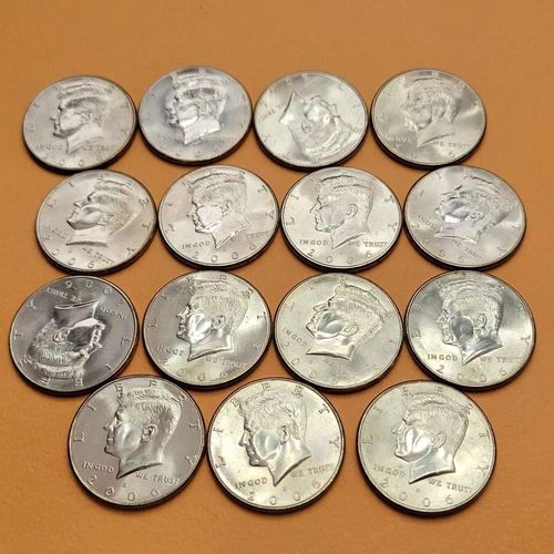 Lot of 15 2006D Gem BU Kennedy Half Dollars 231117