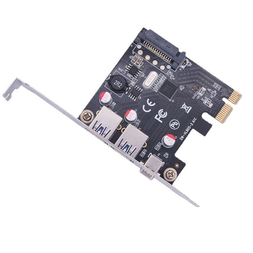 New 1 USB 3.1 Type C 2 USB 3.0 Type A Adapter PCI Express Expansion Card - Afbeelding 7 van 9