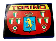 TORINO calcio scudetti 1972/1974 porta documenti con sticker vintage