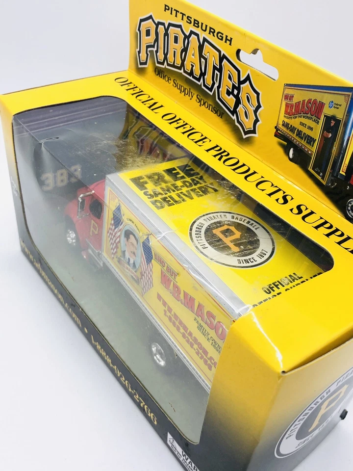 Pittsburgh Pirates WB Mason Truck SGA MINI TRUCK REPLICA 2ND VERSION NEW IN BOX - Image 4 of 4