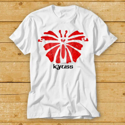 Kyuss Schmetterling T-Shirt Kiffer Hard 80er Rock Musik Punk Retro Vintage Top 2122