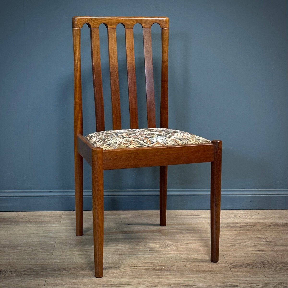 Attractive Set of Four Meredew Mid Century Teak Dining Chairs