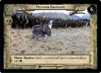 LOTR TCG ROTK Return O King PELENNOR GRASSLAND 7U354 Foil M/GEM MINT T-Top Shelf