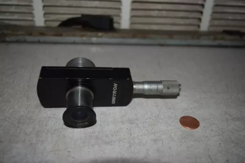 Unitron W10X Eypiece with Mitutoyo Micrometer