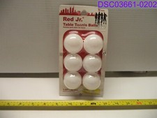 Qty 30 Balls 5 Packs of 6 : Table Tennis Ping Pong Balls 1.57" 40mm P/N 16782