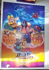 Golden Walt Disney Aladdin 300 Piece Movie Poster Extra Large Puzzle