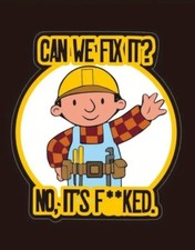 Tool Box Funny Garage Chest Novelty Joke Car Van Mechanics Sticker Vinyl Decal