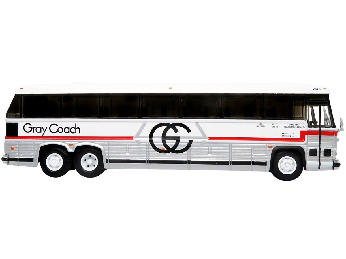 1980 MCI MC-9 CRUSADER II BUS GRAY COACH ONTARIO CN 1/87 ICONIC