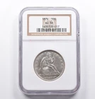 AU58 1874 Seated Liberty Half Dollar NGC *1059