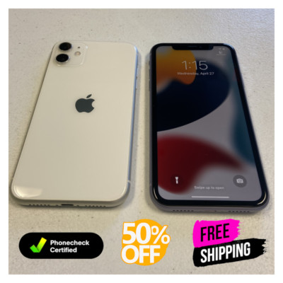 Apple iPhone 11 64GB 128GB |Black Green White| Factory Unlocked Verizon Tmobile