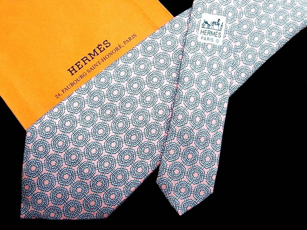 HERMÈS Cravatta uomo HERMES Francia vera seta cravatta abito classico lusso multicolore Y285