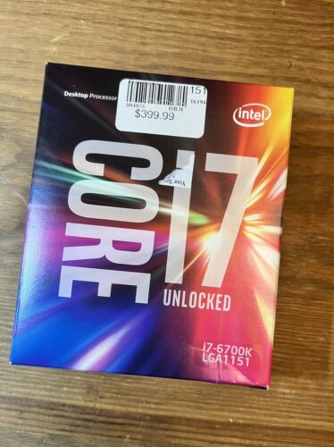 Never Overclocked Intel Core i7-6700K 4.0 GHz Quad-Core Processor - Afbeelding 1 van 4