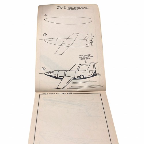 Airplane Drawing Things With Wings Creative Fun Guide Activity Book Vintage 1989 - Picture 2 of 12