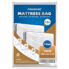 Plastic Mattress Bag for Disposal Moving or Storage,Twin Size,1.5Mil 1.5 Mil