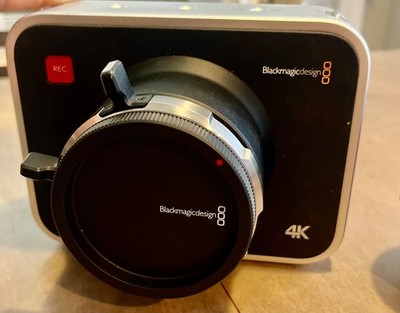 Blackmagic Production Camera 4k PL mount with lens
