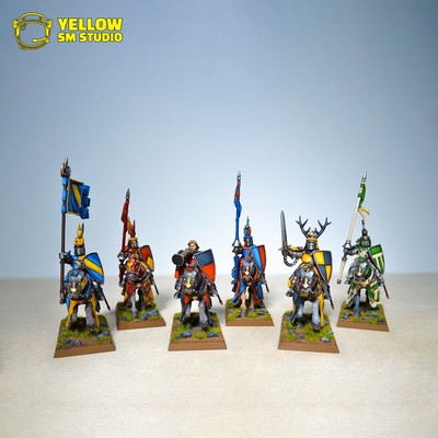 ミリタリー Warhammer old world Bretonnia army Warhammer Fantasy Battles - Painted Bretonnia Army - BoxedUp