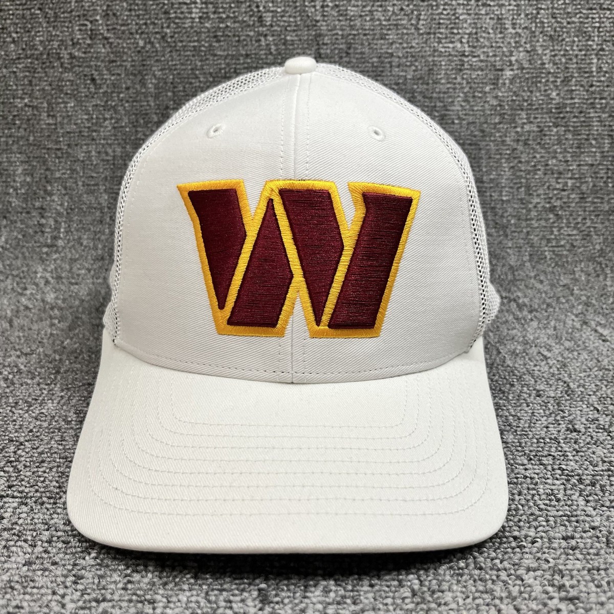 Washington Commanders '47 Snowball Trophy Stretch Fit Hat White Mesh NFL Cap L