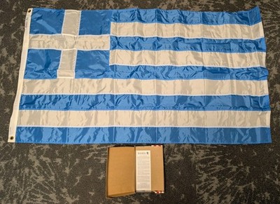 Greece Flag - 3 X 5 Ft. Annin Flagmakers 193125 Outdoor, Nylon GLO