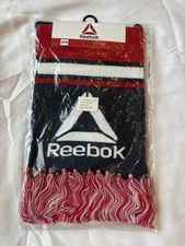 Reebok Rally Scarf Red White Blue Navy With Logo OSFM #RBW123WM NEW