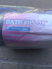 Bath Pillow for Tub Classic Type NEW Gray Mesh