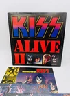 KISS ALIVE II LP 1ST PRESS NBLP 7076 1977 TATTOOS BOOKLET INSERT MAILAWAY EX
