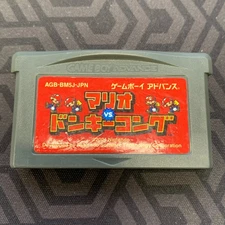 Mario vs. Donkey Kong Game Boy Advance AGB-BM5J Video Game Japan NTSC-J