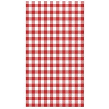 WRAPAHOLIC 25Pcs Red Plaid Paper 4.3" x 7.9", 25-Count, Gingham -