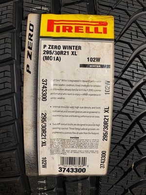 1 New 295 30 21 Pirelli P Zero Winter Snow Tire