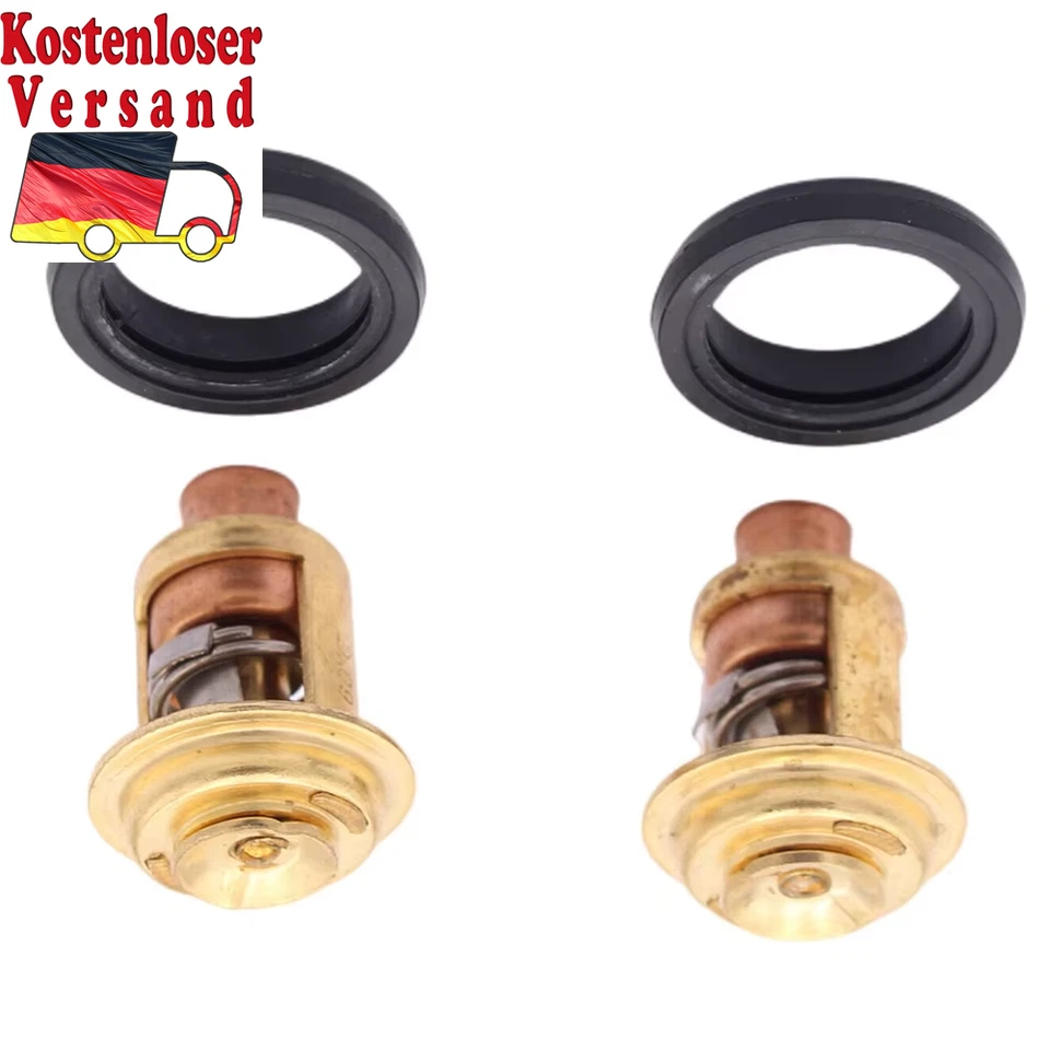 2 piezas Termostato y sello 75692Q2 para Mercury 125HP 135HP 140HP 150HP 175HP 200HP 2 Foto 4 de 4
