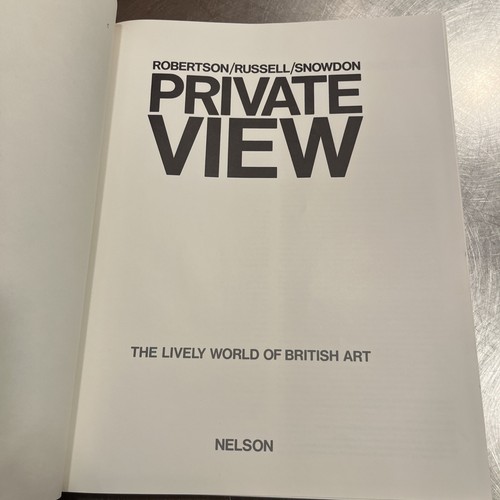 Private View The Lively World Of British Art Robertson/Russell/Snowdon 1965 - Picture 7 of 12