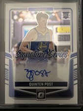 2024-25 Panini Donruss Optic - Signature Series Quinten Post #SS-POT